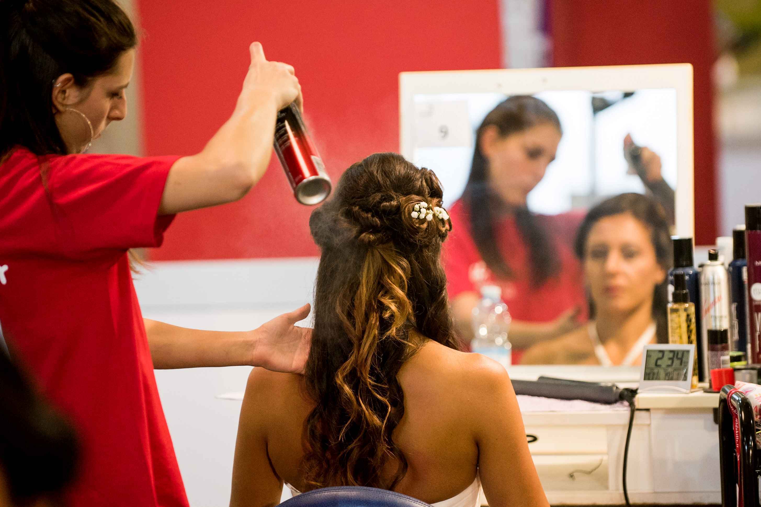 La competizione degli acconciatori a Worldskills Italy 2018 - Foto: Alan Bianchi