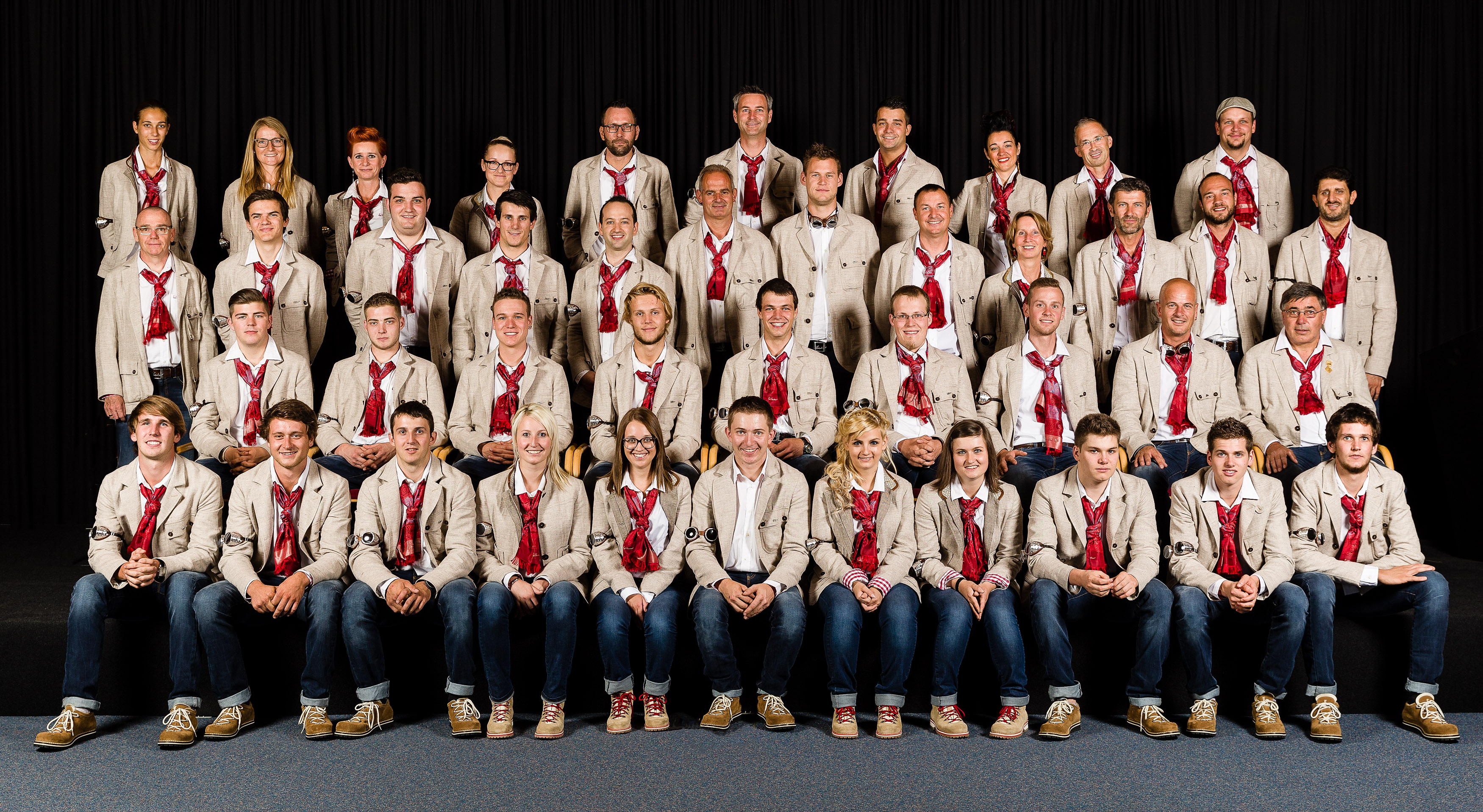 Gruppenfoto des WorldSkills Team Italy Sao Paulo